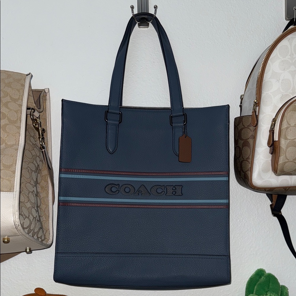 Coach Dark Blue Men's Briefcase